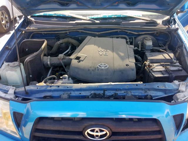 5TETU22N36Z279913 - 2006 TOYOTA TACOMA X-R BLUE photo 7