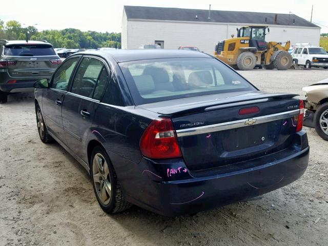 1G1ZU53866F154625 - 2006 CHEVROLET MALIBU LTZ ლურჯი ფოტო 3