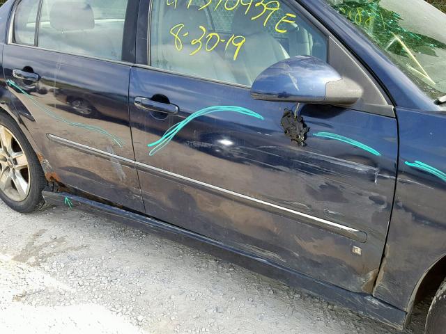 1G1ZU53866F154625 - 2006 CHEVROLET MALIBU LTZ ლურჯი ფოტო 9