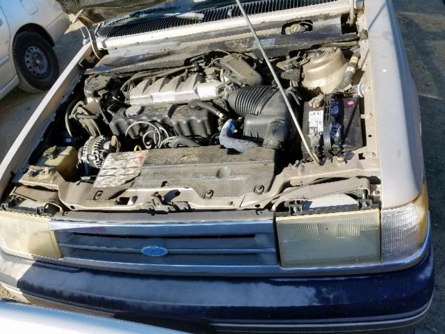 1FAPP37X6KK225860 - 1989 FORD TEMPO LX TAN photo 7