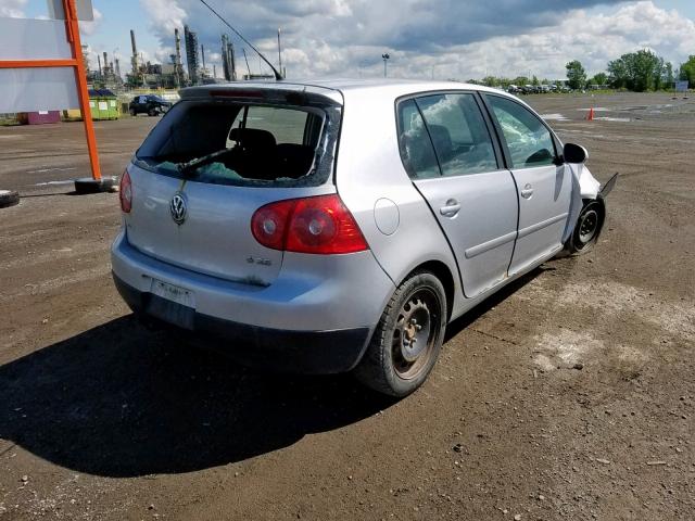 WVWDR71K27W052074 - 2007 VOLKSWAGEN RABBIT SILVER photo 4