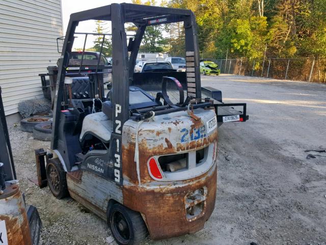 CPL029P5396 - 2006 NISSAN FORKLIFT SILVER photo 3