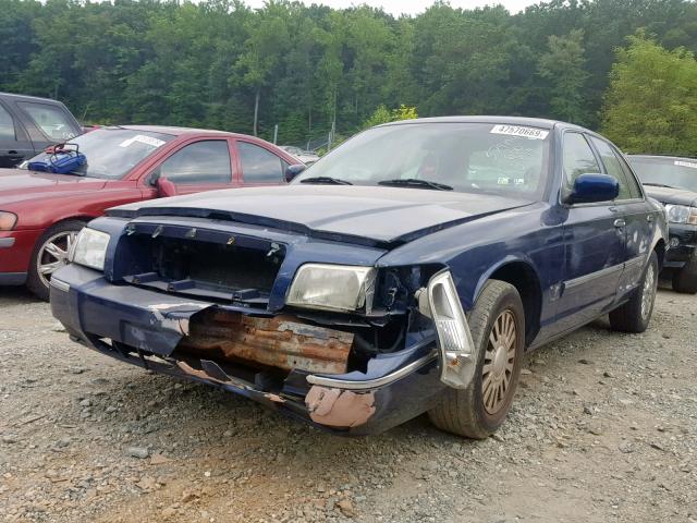 2MEFM75V76X632899 - 2006 MERCURY GRAND MARQ BLUE photo 2