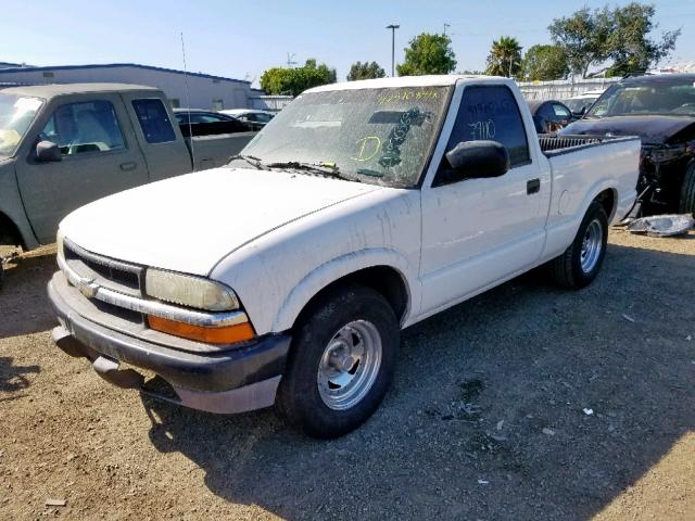 1GCCS14HX38215145 - 2003 CHEVROLET S TRUCK S1 WHITE photo 2