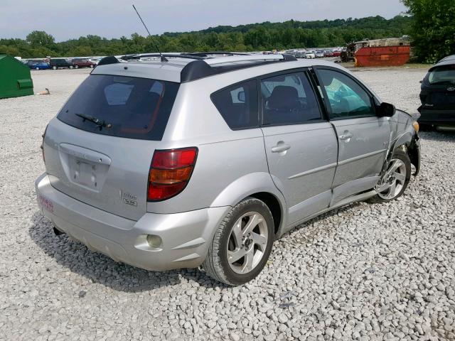 5Y2SL62884Z412724 - 2004 PONTIAC VIBE SILVER photo 4