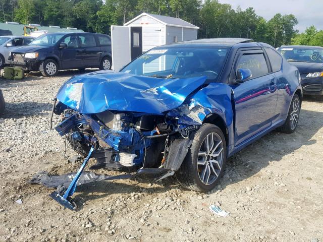 JTKJF5C79F3094114 - 2015 TOYOTA SCION TC ლურჯი ფოტო 2