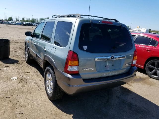 4F2CZ94164KM28269 - 2004 MAZDA TRIBUTE LX GREEN photo 3