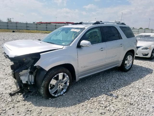 1GKKVTKD5GJ318149 - 2016 GMC ACADIA DEN SILVER photo 2