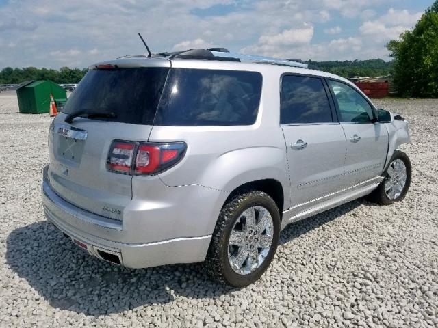 1GKKVTKD5GJ318149 - 2016 GMC ACADIA DEN SILVER photo 4