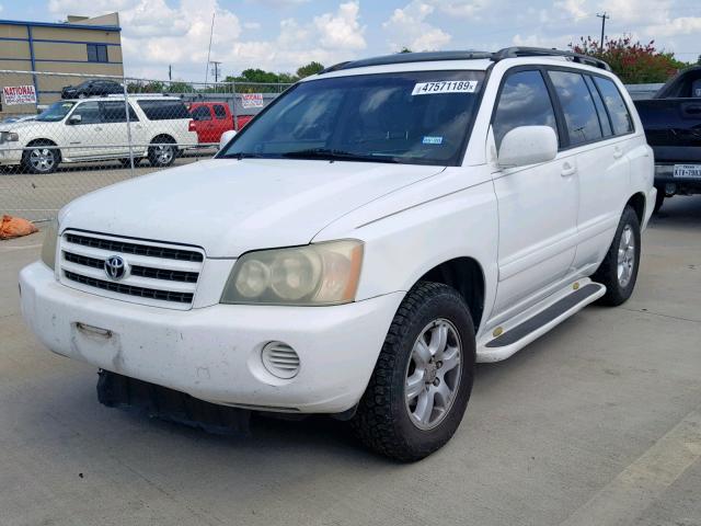 JTEGF21A530073249 - 2003 TOYOTA HIGHLANDER WHITE photo 2