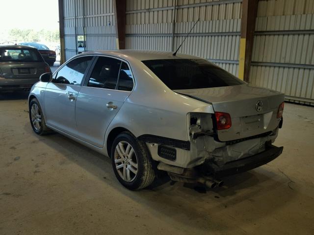 3VWEG71K47M132841 - 2007 VOLKSWAGEN JETTA WOLF SILVER photo 3