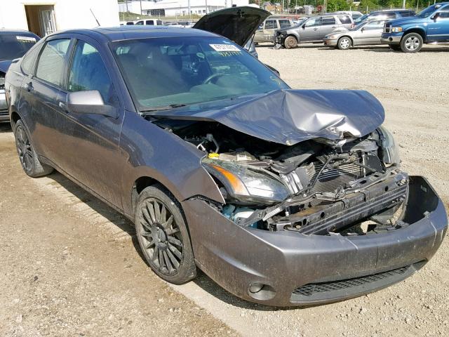 1FAHP3GNXAW135847 - 2010 FORD FOCUS SES GRAY photo 1