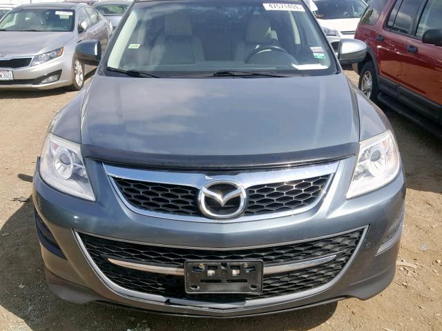 JM3TB3MA4A0237143 - 2010 MAZDA CX-9 GRAY photo 9