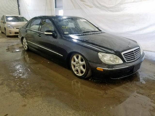 WDBNG84J45A457638 - 2005 MERCEDES-BENZ S 500 4MAT BLACK photo 1