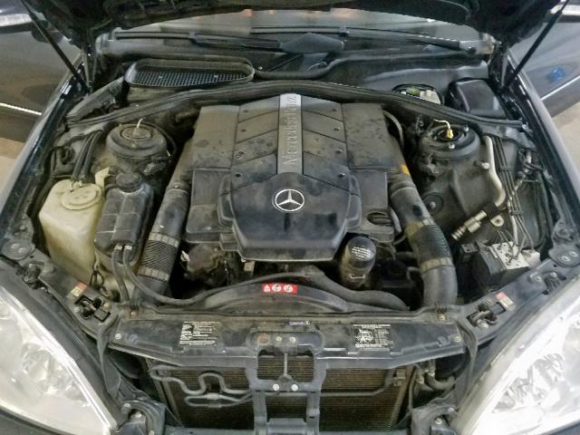 WDBNG84J45A457638 - 2005 MERCEDES-BENZ S 500 4MAT BLACK photo 7