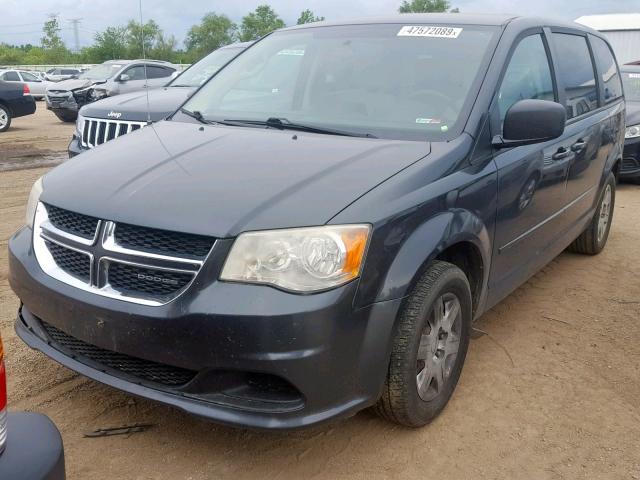 2C4RDGBG0CR213832 - 2012 DODGE GRAND CARA CHARCOAL photo 2