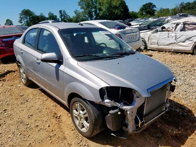 KL1TD5DE0AB096360 - 2010 CHEVROLET AVEO LS SILVER photo 1