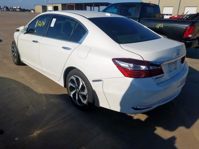 1HGCR2F81GA109908 - 2016 HONDA ACCORD EXL WHITE photo 3