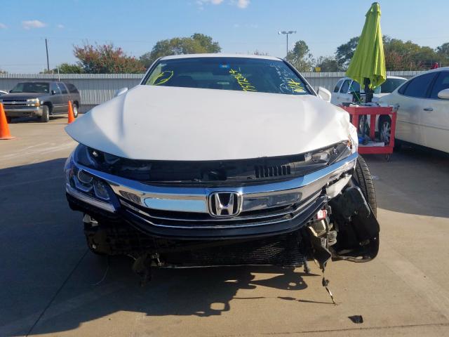 1HGCR2F81GA109908 - 2016 HONDA ACCORD EXL WHITE photo 9