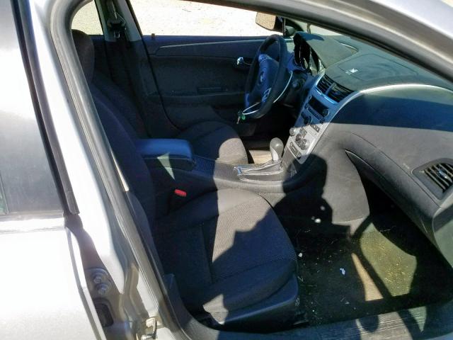1G1ZH57B89F260248 - 2009 CHEVROLET MALIBU 1LT SILVER photo 5