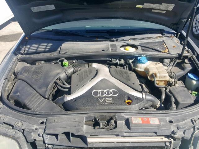 WAULD64B94N033102 - 2004 AUDI A6 2.7T QU GRAY photo 7