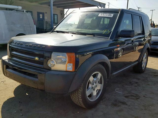 SALAB24486A361110 - 2006 LAND ROVER LR3 BLACK photo 2