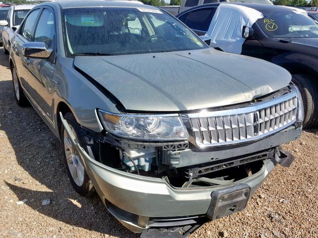 3LNHM26T68R641973 - 2008 LINCOLN MKZ GREEN photo 1