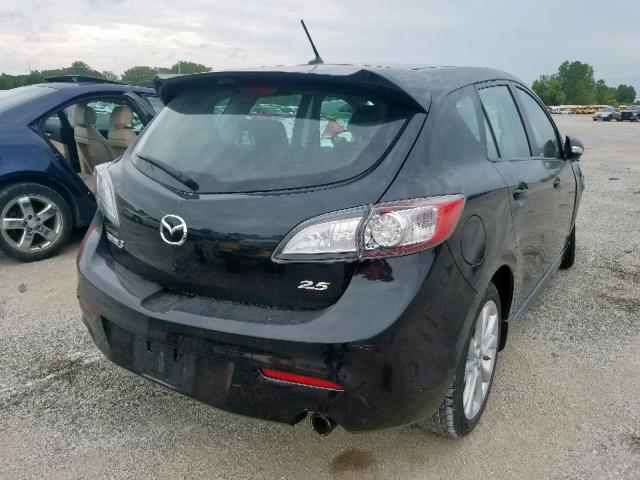 JM1BL1H5XA1132135 - 2010 MAZDA 3 S BLACK photo 4