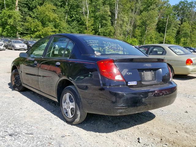 1G8AG52F84Z165675 - 2004 SATURN ION LEVEL BLACK photo 3