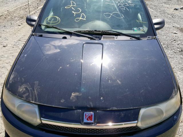 1G8AG52F84Z165675 - 2004 SATURN ION LEVEL BLACK photo 7