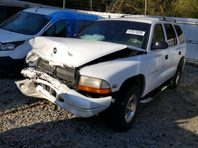 1B4HR28Y5XF591557 - 1999 DODGE DURANGO WHITE photo 2