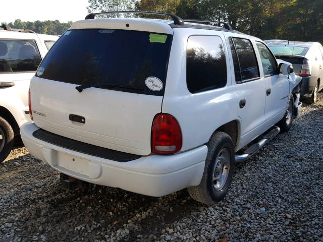 1B4HR28Y5XF591557 - 1999 DODGE DURANGO WHITE photo 4