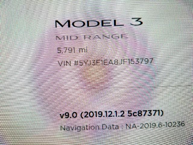 5YJ3E1EA8JF153797 - 2018 TESLA MODEL 3 RED photo 8