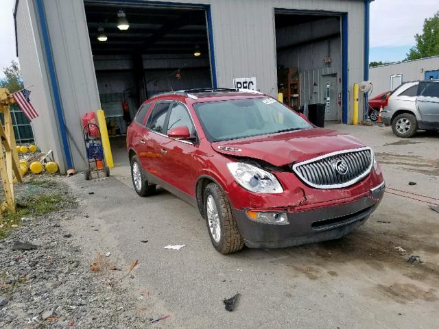 5GAKVCED1CJ170536 - 2012 BUICK ENCLAVE RED photo 1