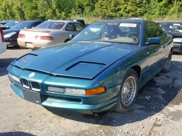 WBAEG2315MCB73888 - 1991 BMW 850 I AUTO GREEN photo 2