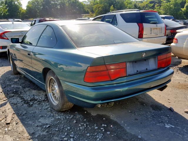 WBAEG2315MCB73888 - 1991 BMW 850 I AUTO GREEN photo 3