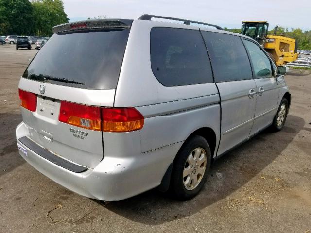 5FNRL18022B026337 - 2002 HONDA ODYSSEY EX SILVER photo 4