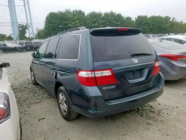 5FNRL38776B083308 - 2006 HONDA ODYSSEY EX GREEN photo 3