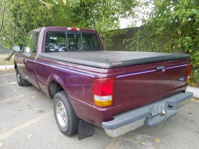 1FTCR14X0RPB47052 - 1994 FORD RANGER SUP PURPLE photo 3