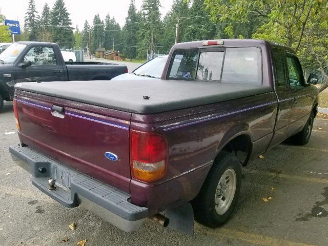 1FTCR14X0RPB47052 - 1994 FORD RANGER SUP PURPLE photo 4