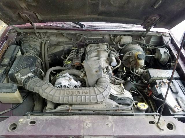 1FTCR14X0RPB47052 - 1994 FORD RANGER SUP PURPLE photo 7