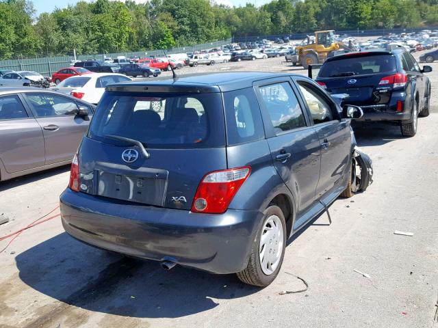 JTKKT624960166957 - 2006 TOYOTA SCION XA GRAY photo 4