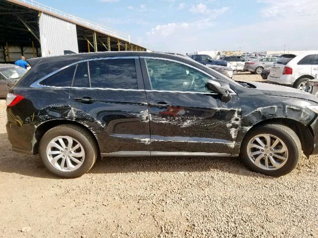 5J8TB3H5XGL001644 - 2016 ACURA RDX TECHNO BLACK photo 9