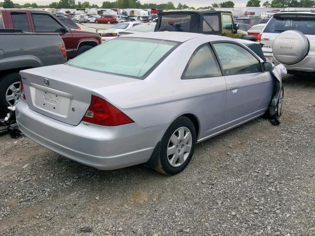 1HGEM22912L105151 - 2002 HONDA CIVIC EX SILVER photo 4