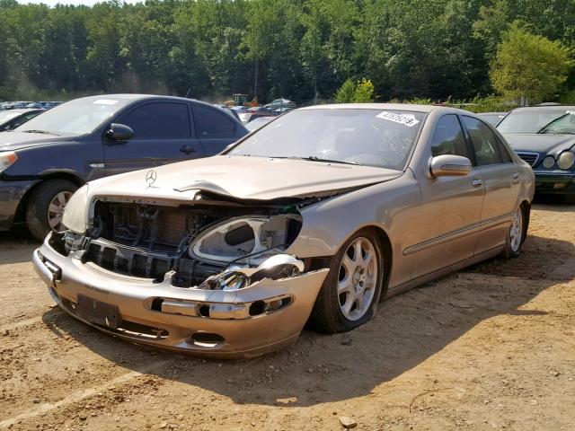 WDBNG70J53A372577 - 2003 MERCEDES-BENZ S 430 GOLD photo 2