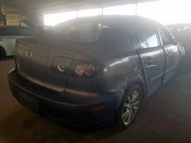 JM1BK32F771632147 - 2007 MAZDA 3 I GRAY photo 4