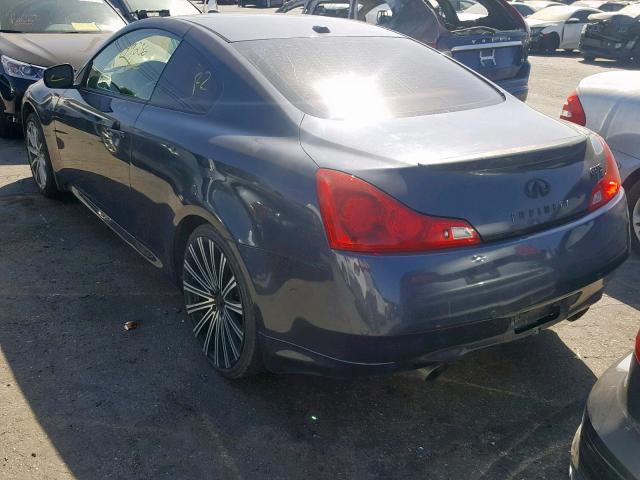 JN1CV6EK6AM104193 - 2010 INFINITI G37 BASE BLACK photo 3