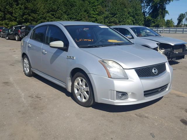 3N1AB6AP2CL744383 - 2012 NISSAN SENTRA 2.0 SILVER photo 1