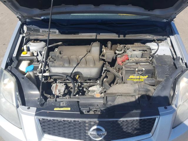 3N1AB6AP2CL744383 - 2012 NISSAN SENTRA 2.0 SILVER photo 7