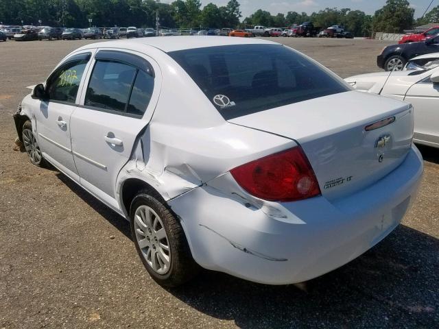 1G1AT58H197260228 - 2009 CHEVROLET COBALT LT WHITE photo 3